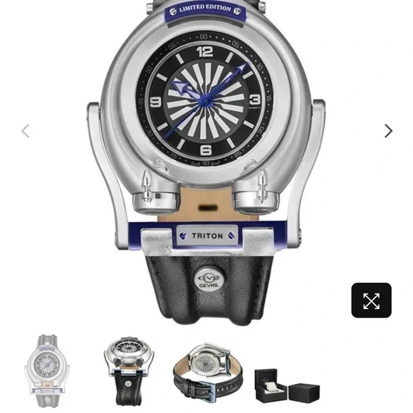 Never worn comes with original box and certificate of authenticity